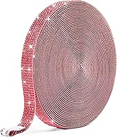 Vista 15 de GREAT&LUCKY Cinta autoadhesiva de diamantes de imitación de 9 yardas, rollo de cinta de diamantes de imitación para manualidades, teléfono y Champán