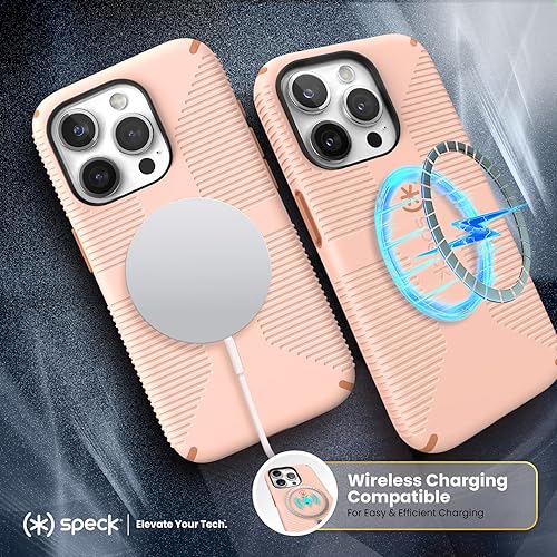 Miniatura 3 de Speck MagSafe - Funda para iPhone 15 Pro, protección contra caídas y cámara, agarre seguro suave al tacto, compatible con carga inalámbrica, se