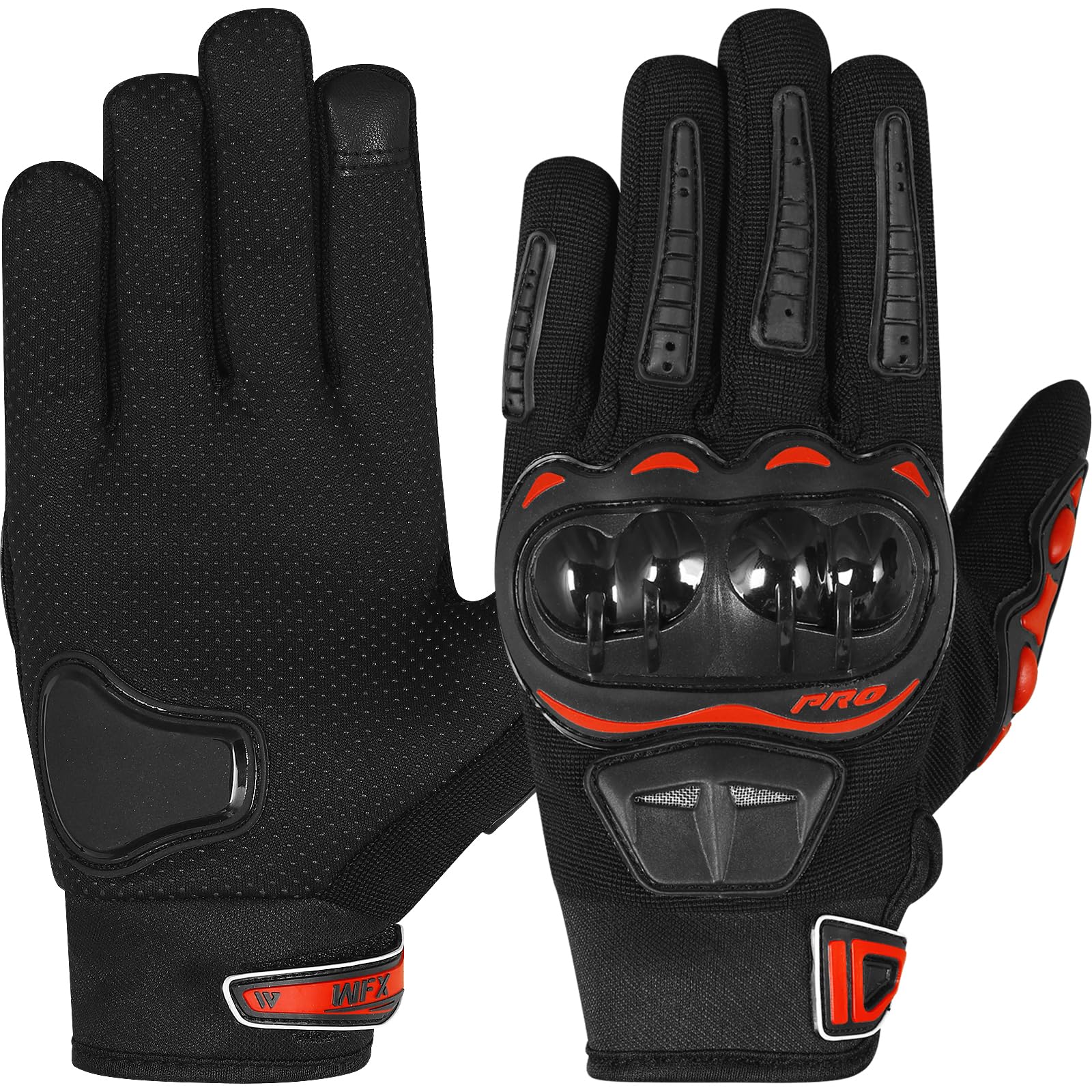 Motorbike Gloves for Men and Women Heavy Duty Water Resistant Winter Motorcycle Gloves Full Finger Touchscreen Racing Gloves for Motocross Road Racing Riding Cycling Climbing