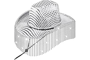 Toulite Western BEYONCE RENAISSANCE Cowboy Hat for Women Cowgirl Hat Bling Sequin...