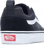 Vans Mens Size 10, Filmore Sneaker Black & White Suede & Mesh Canvas Lace Up Shoes, Low Top Men's Trainers, Lightweight Men's Shoes Active Wear Range (10 UK) - 5