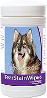 Vista 190 de Healthy Breeds Toallitas quitamanchas de lágrimas de perro para husky siberiano – Más de 100 razas – Limpiador facial de ojos – 70 toallitas