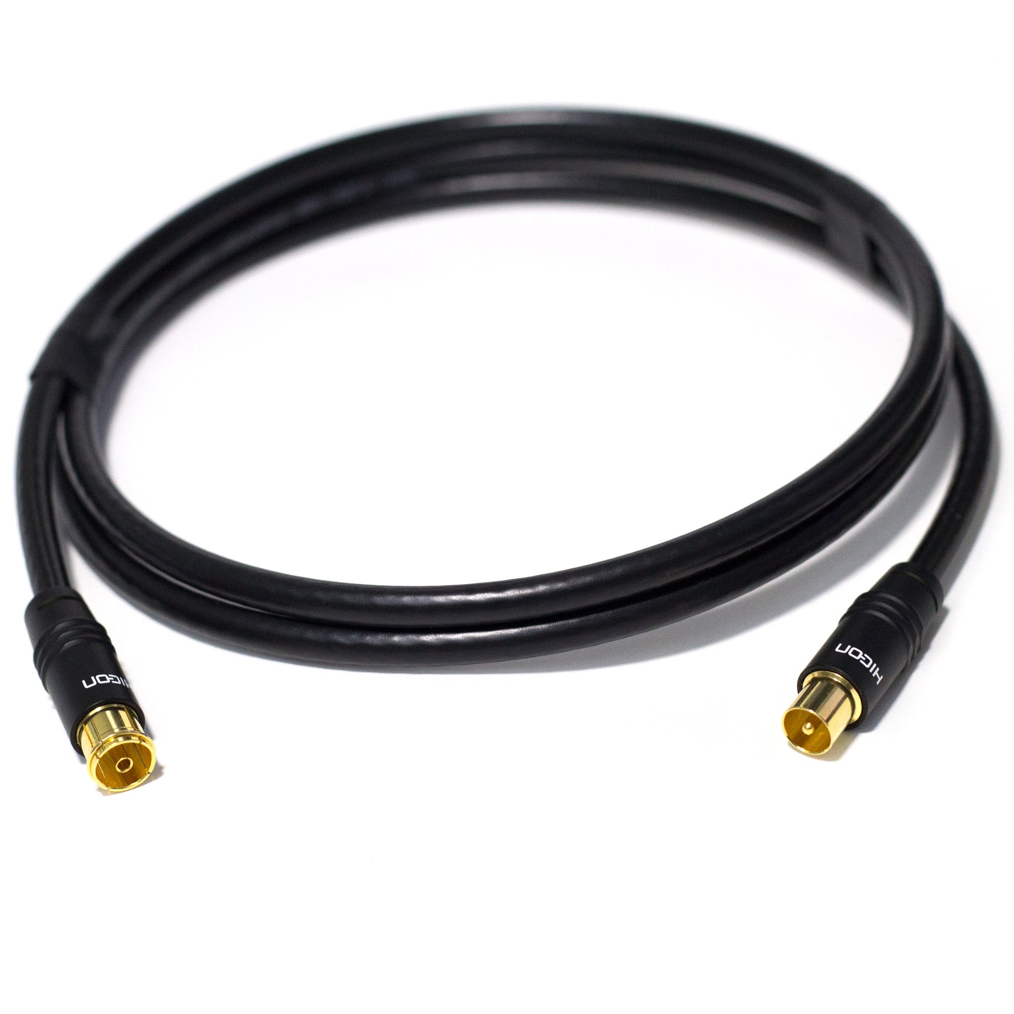 HDTV Cable de antena apantallado, 5 de clase A + DVB-C Hicon Conector Hi de ancm0