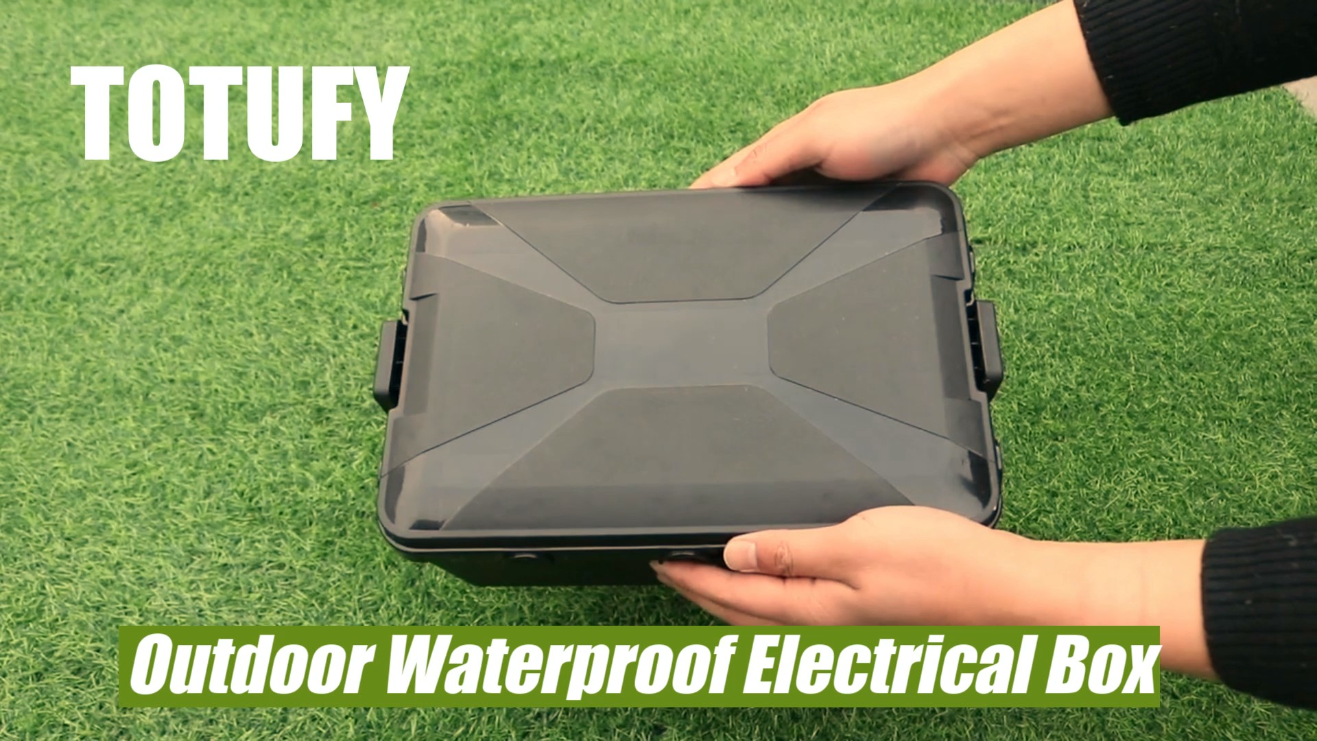 TOTUFY Large Outdoor Electrical Box Waterproof (12.9 x 8.3 x 5.2