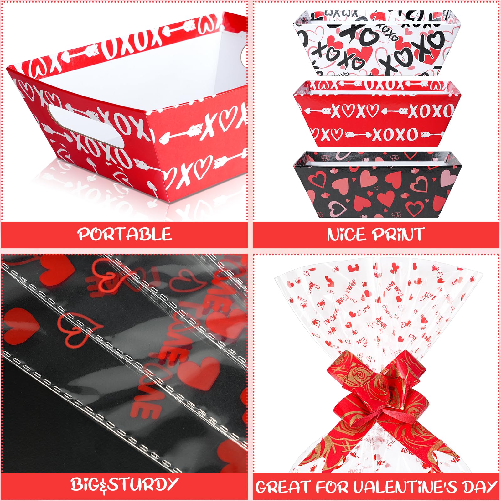 Hallswl Geschenkkorb zum Valentinstag, 12 Stück