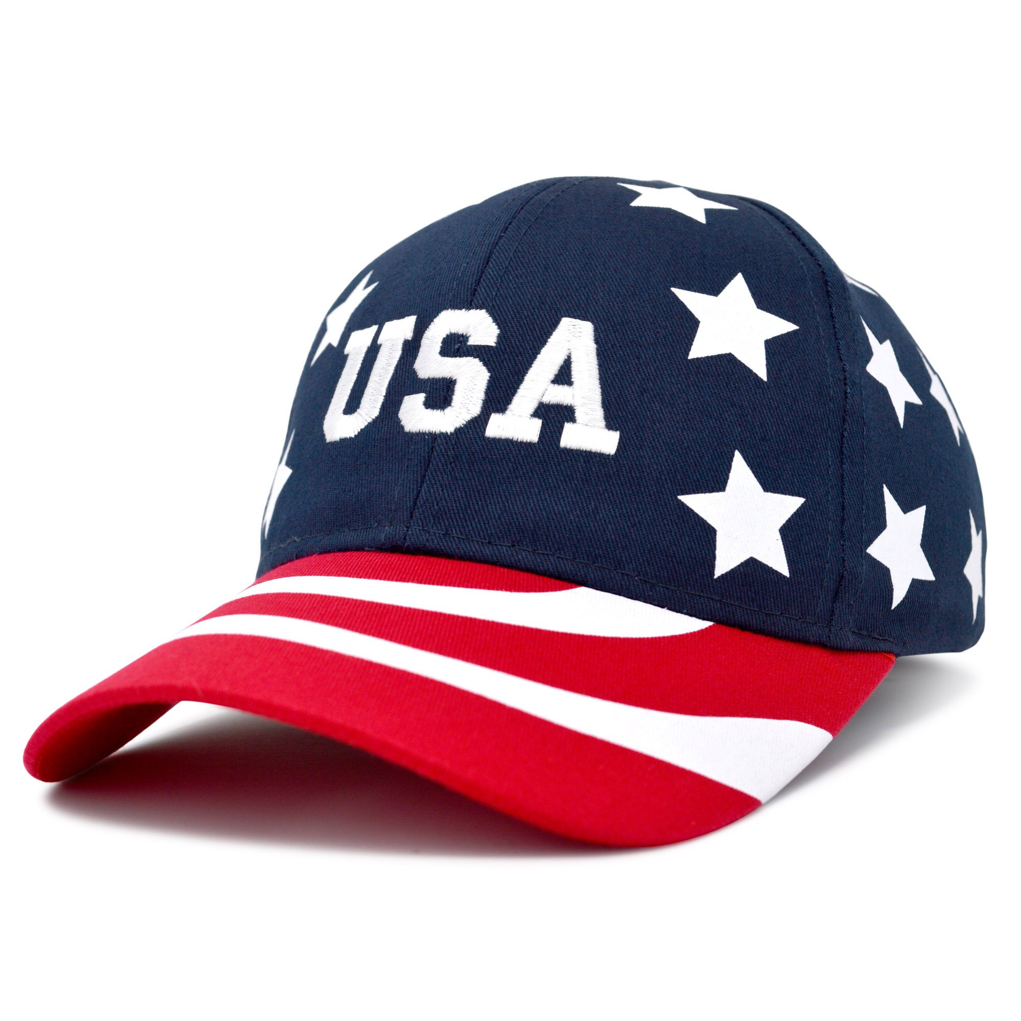 DALIX USA Baseball Cap Flag Hat Team USA Navy Snapback America Stars and Stripes