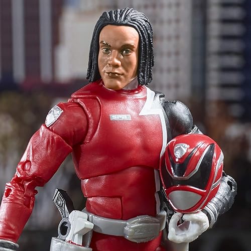 Miniatura 6 de Power Rangers Lightning Collection S.P.D. Red Ranger Figura de acción coleccionable de 6 pulgadas con accesorios