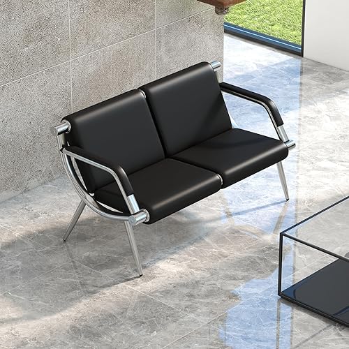 Sillas de recepción para sala de espera, sillas de recepción de aeropuerto con brazos, sillas de invitados de oficina para banco, hospital, banco de