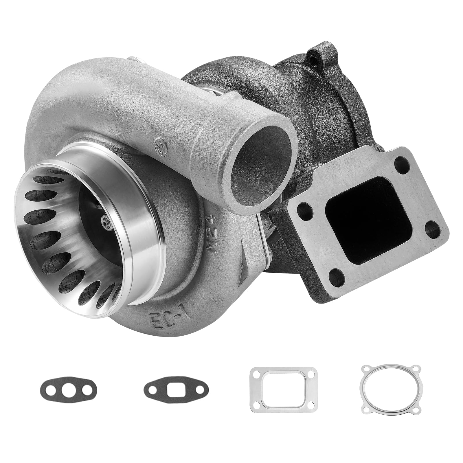 VEVOR Kit Turbocompressore per Motore con Kit Guarnizioni, Parte Tubo Sostituzione Turbocompressore Motore Auto, Compatibile con Cilindrata da 2,5 L a 6 L, Turbocompressore Motore in Lega K418