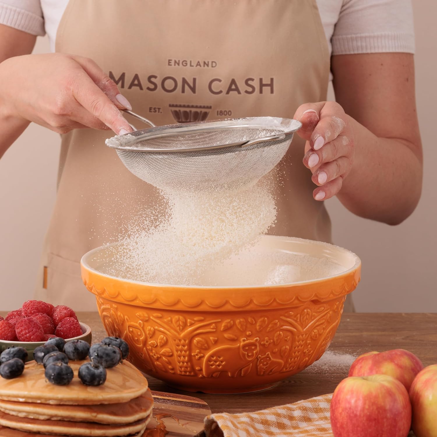 Mason Cash in The Forest 24 cm Ochre Mixing Bowl image 2