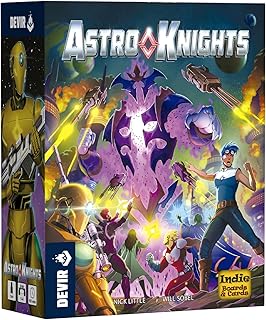 Comprar Devir - Astro Knights – Juego de Mesa Cooperativo de Construcción de Mazos | Estrategia, Ciencia Ficción y Aventura Galáctica | 1-4 Jugadores, +14 Años (BGASTROES)