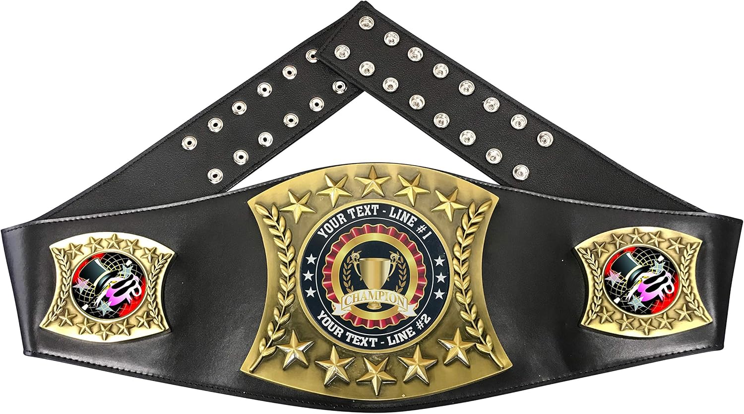 Express Medals Custom Dance Trophy Personalized Championship Leather Belt FCL450