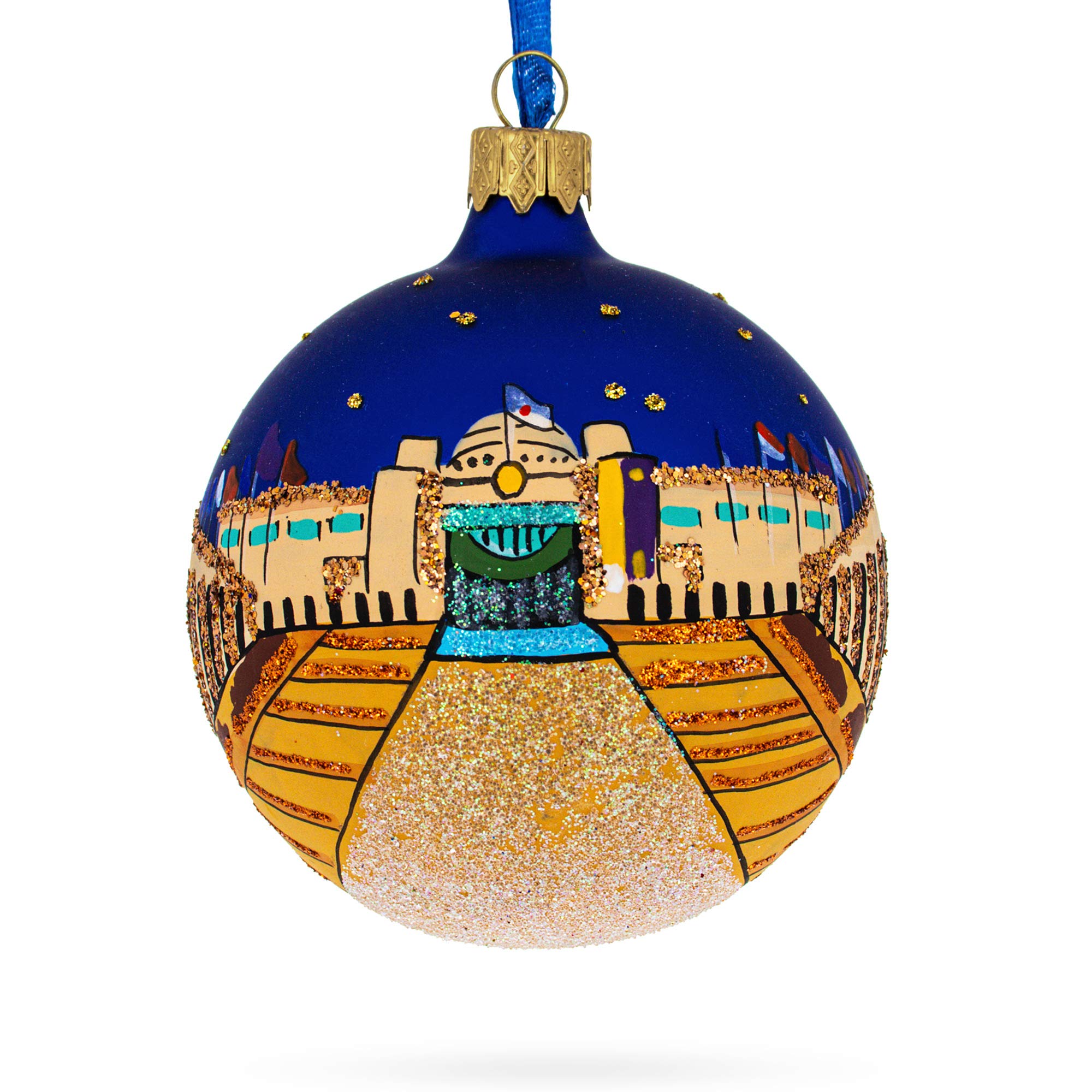 The War Memorial of Korea Glass Ball Christmas Ornament 3.25 Inches