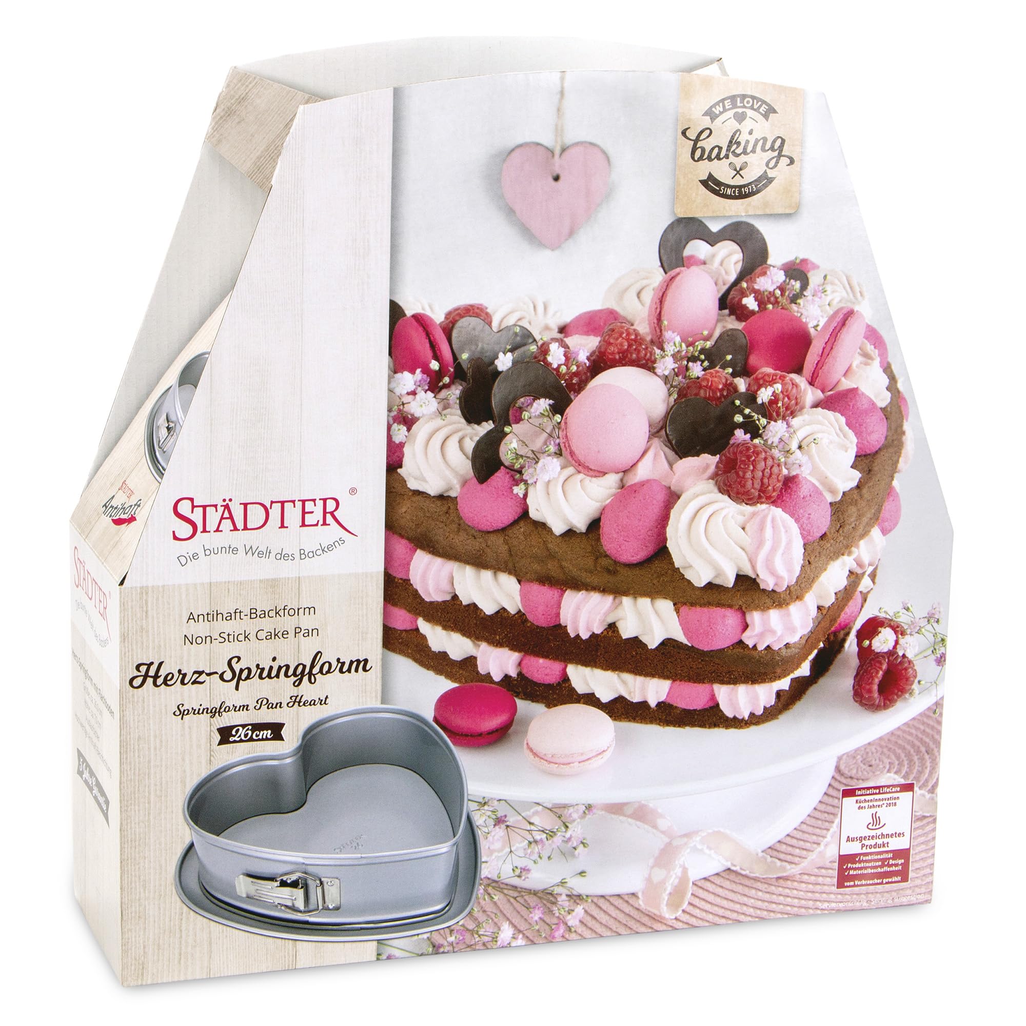 Städter 661844 - Molde para Tartas y Moldes para Bizcochos, Metal