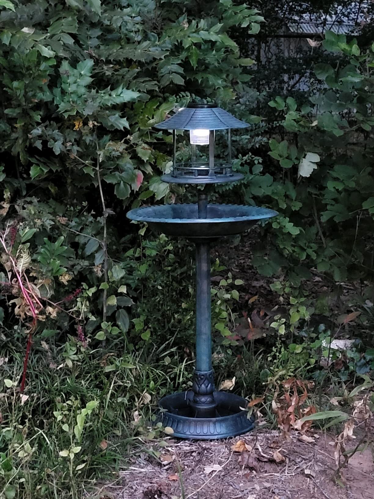 8/mo Finance Best Choice Products Solar Outdoor Bird Bath Vintage