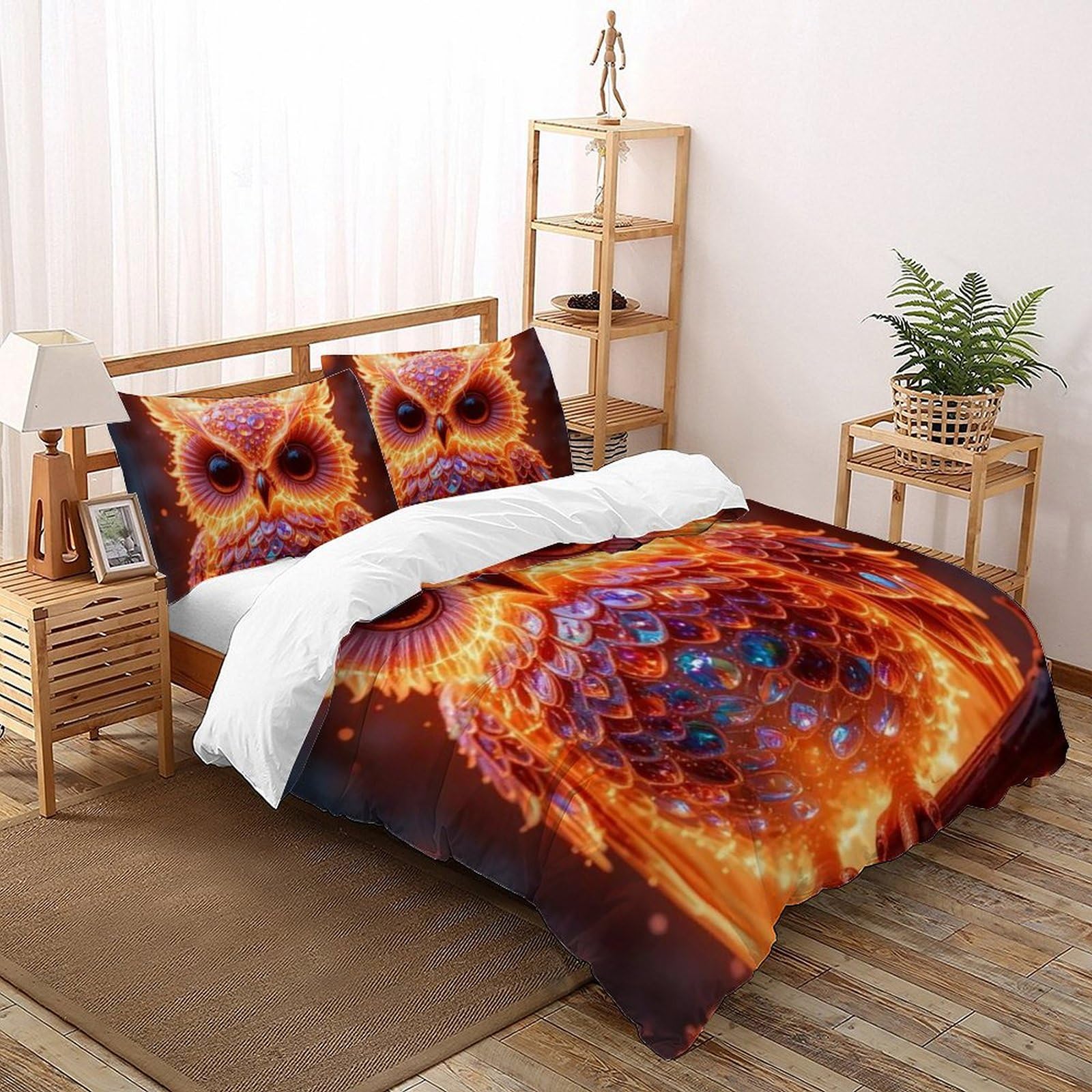Housse de couette animaux 3D pour grand lit enfant fini les draps trop courts qui glissent
