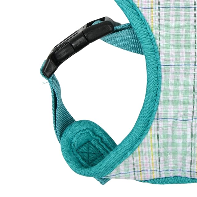 Foto 4 de 5 de Puppia Spring and Summer Fashion - Arnés para Perro sobre la Cabeza, Aqua_Luke, Talla S