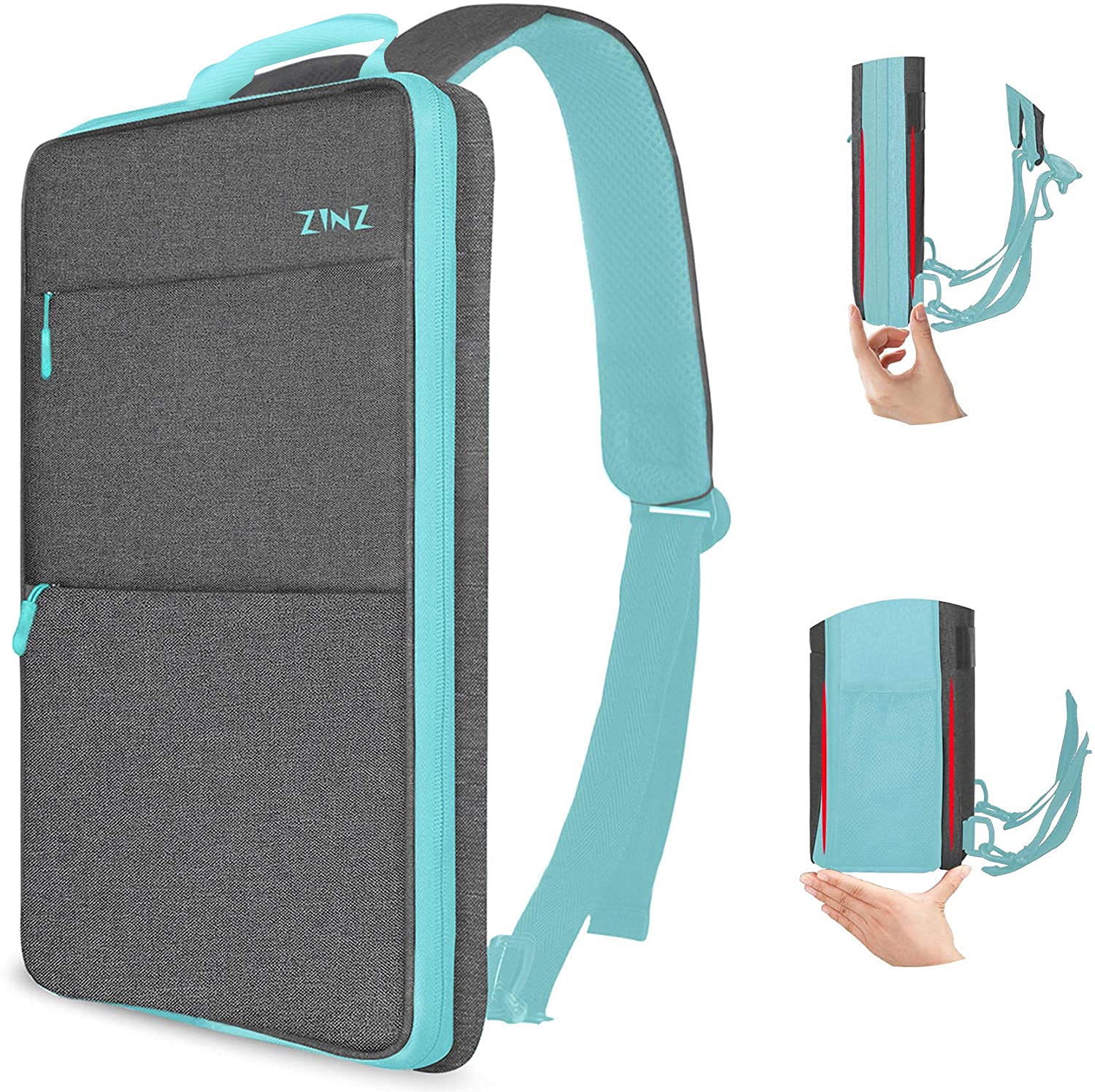 ZINZ Slim & Expandable Laptop Backpack 15 15.6 16 Inch, D01G01 — Amazon image 25