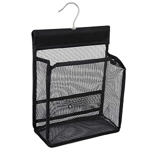 CAKEEYUM Mesh Shower Caddy 7 5x3 9x9 1 Inch Collapsible Mesh Shower Bag Hanging Caddy with Hooks Portable