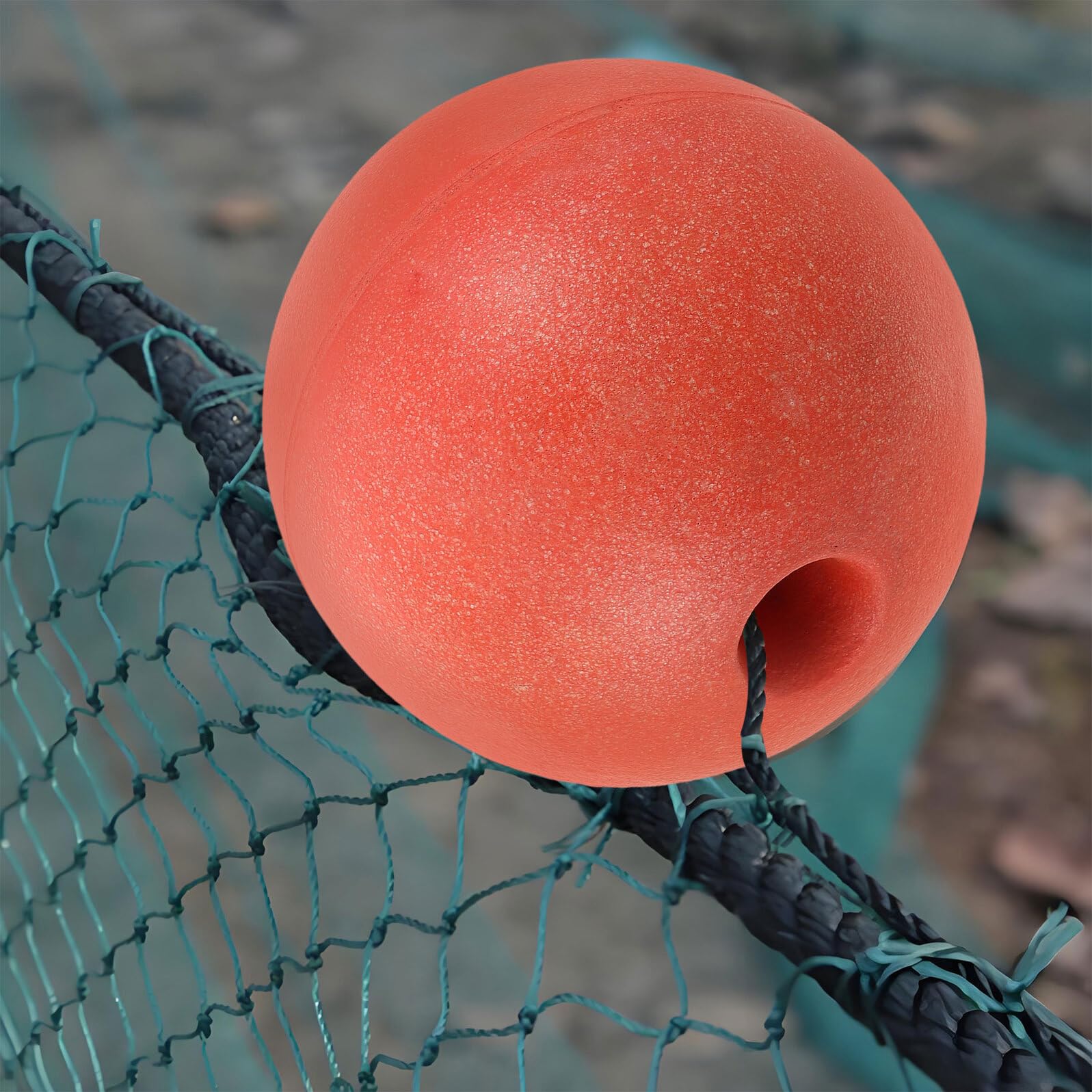Veemoon 2 Galleggianti in Schiuma Ø20cm Rosso per Reti da Pesca, Galleggiante di Ancoraggio per Barche e Kayak, Accessori Galleggianti Resistenti ai Raggi UV per Allevamento Acquatico