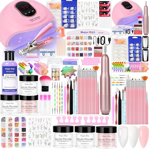 Acrylic Nail Kit Starter Set Everything for Beginners Home Salon Gifts