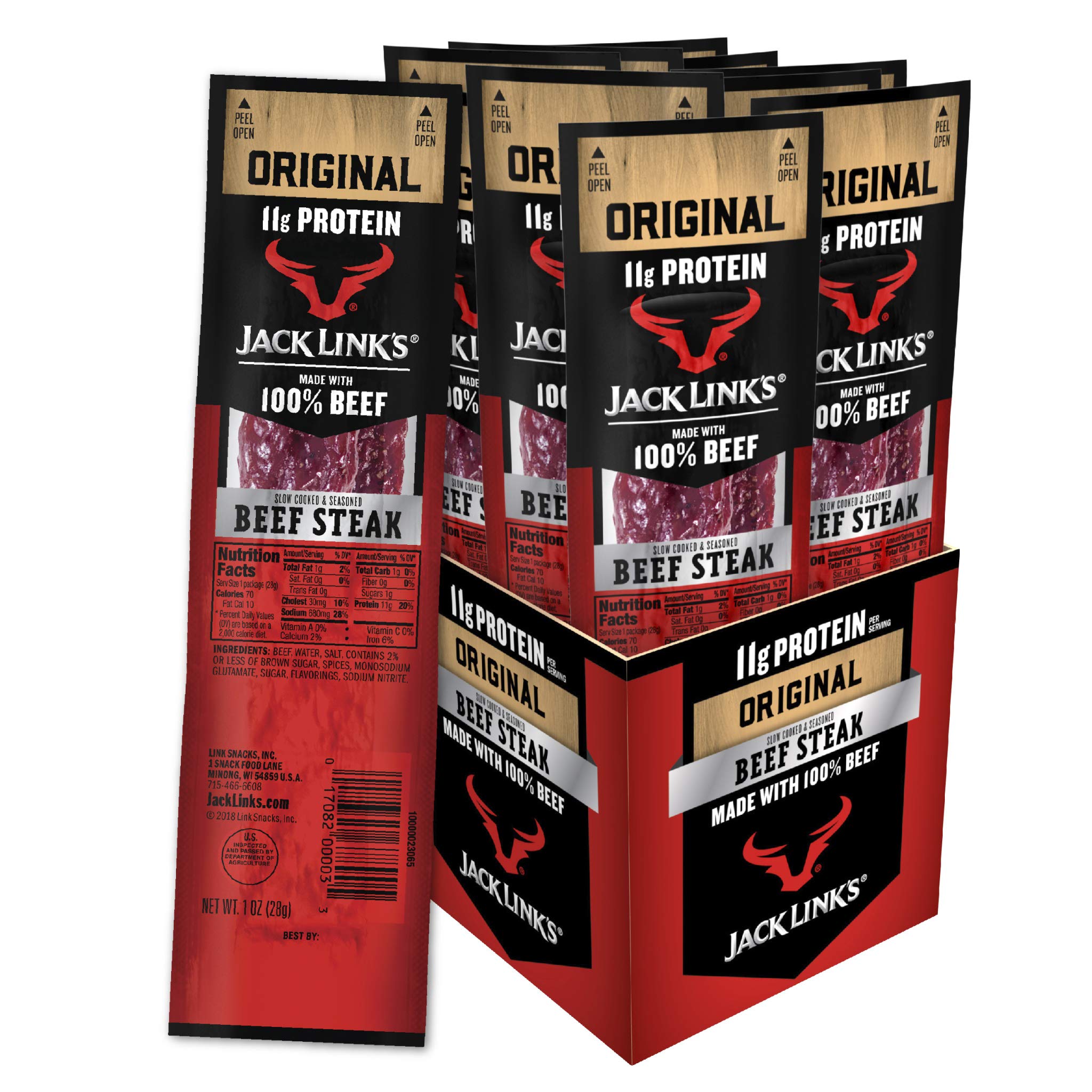 Premium Cuts Beef Steak, Original, 1-Ounce (Pack of 12)