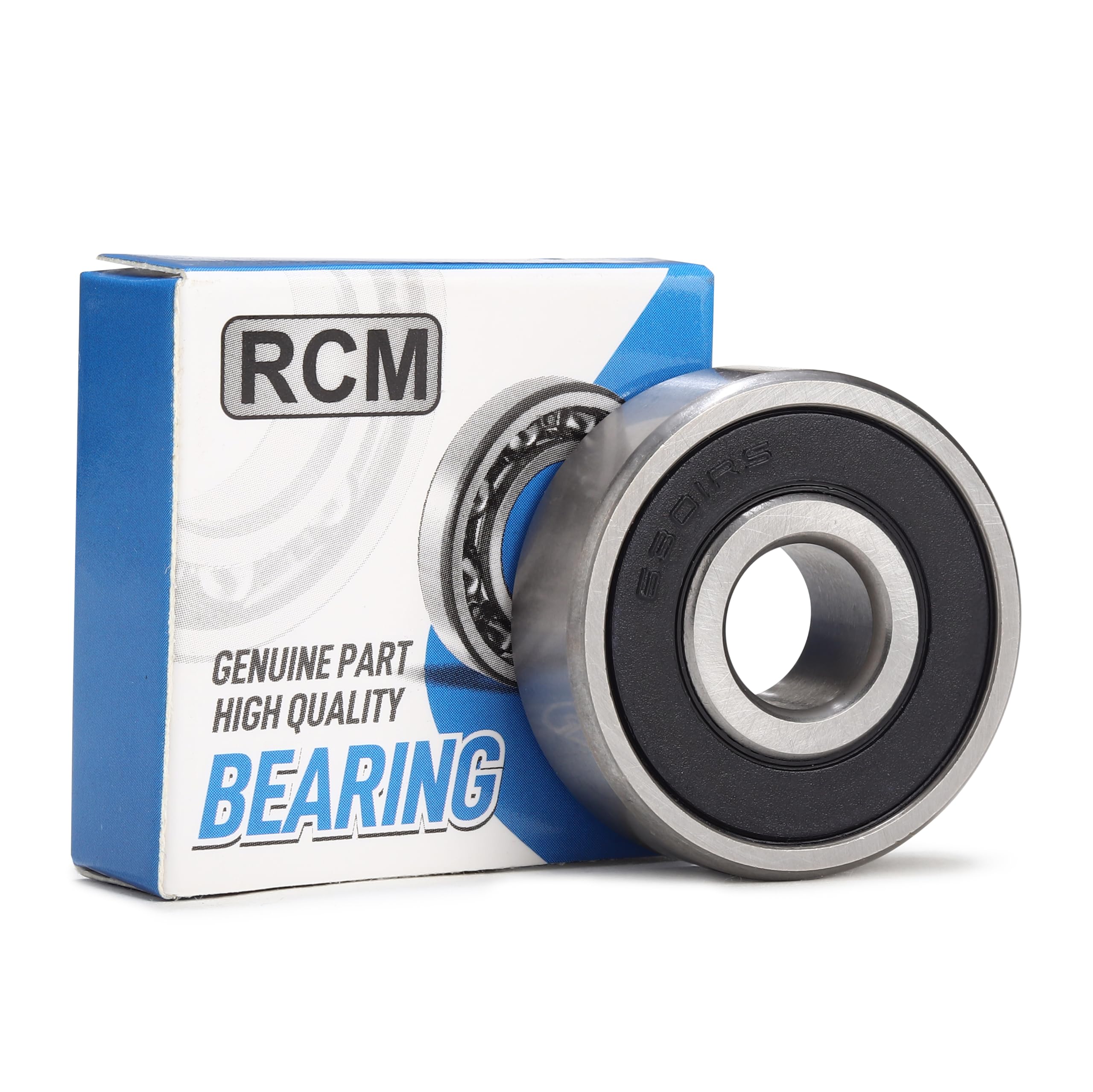 RCM 6301 2RS Steel Bearing | 12x37x12 mm | Double Sealed | Compact & Heavy Duty - Pack of 10-picture-14
