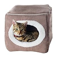 Algopix Similar Product 20 - PETMAKER Cozy Cave Enclosed Cube Pet