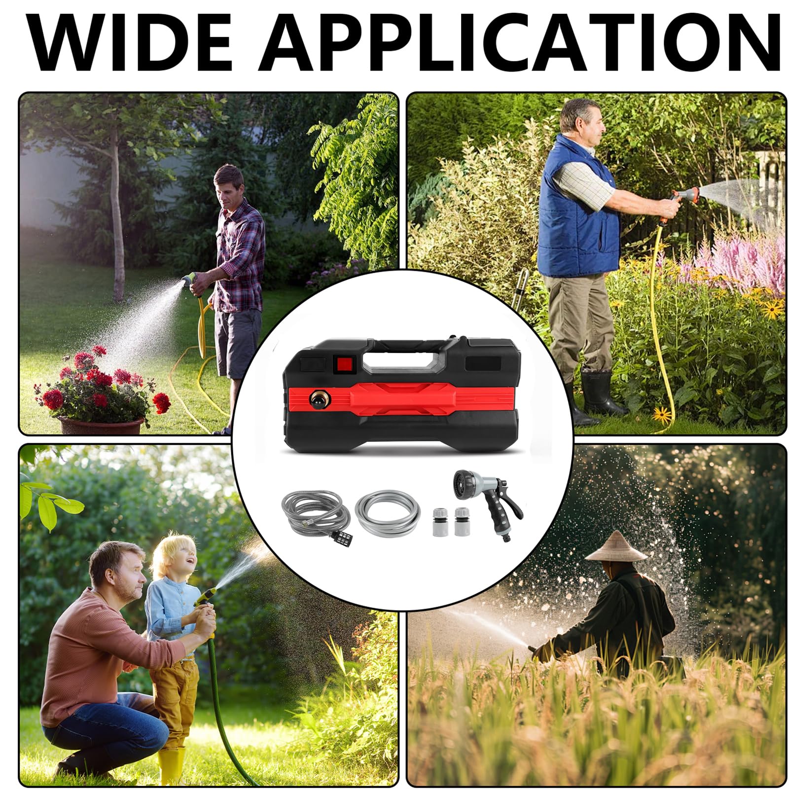 Pompa Dell'Acqua A Batteria Pompa Giardino Elettrica Senza Fili Pompa Dell'Acqua Ricaricabile Compatibile Con Makita 21v Batteria Per Acquario Stagno Da Giardino