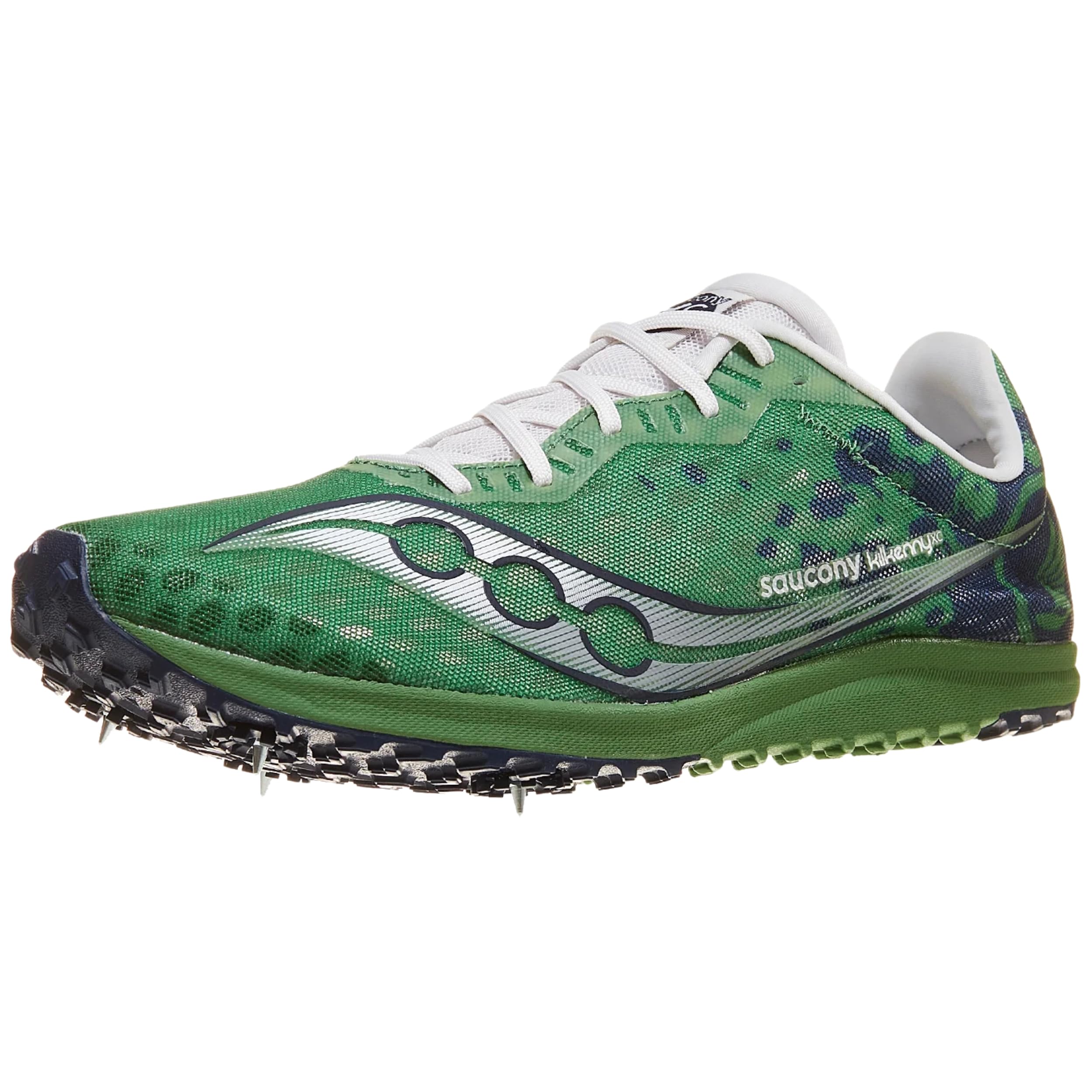 Saucony Men's Kilkenny XC 9 Cross Country Flat, Juniper/White, 8