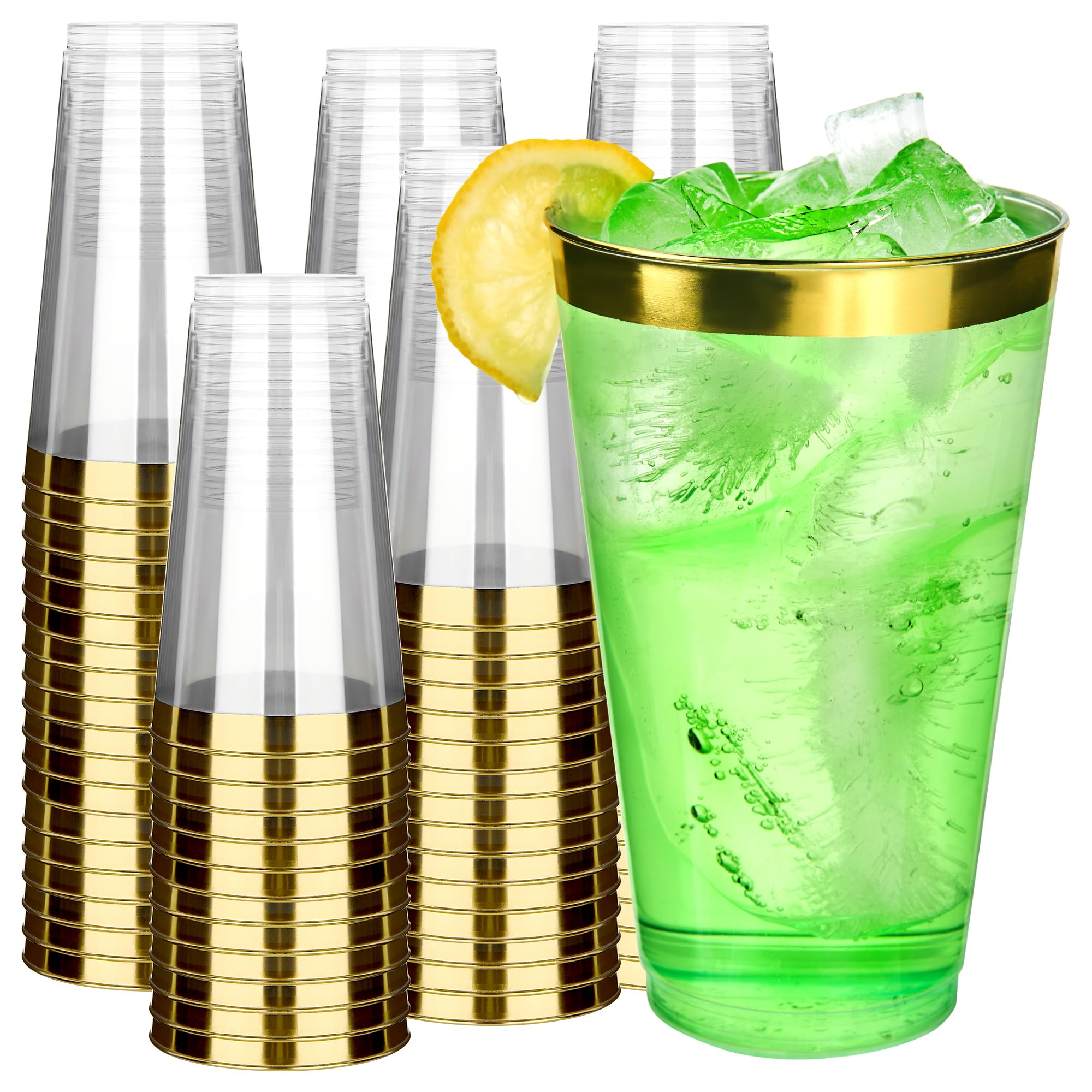 RACETOP 9 oz Clear Plastic Cups 100 packs, Perfect for Parties, Wedding — Amazon image 27