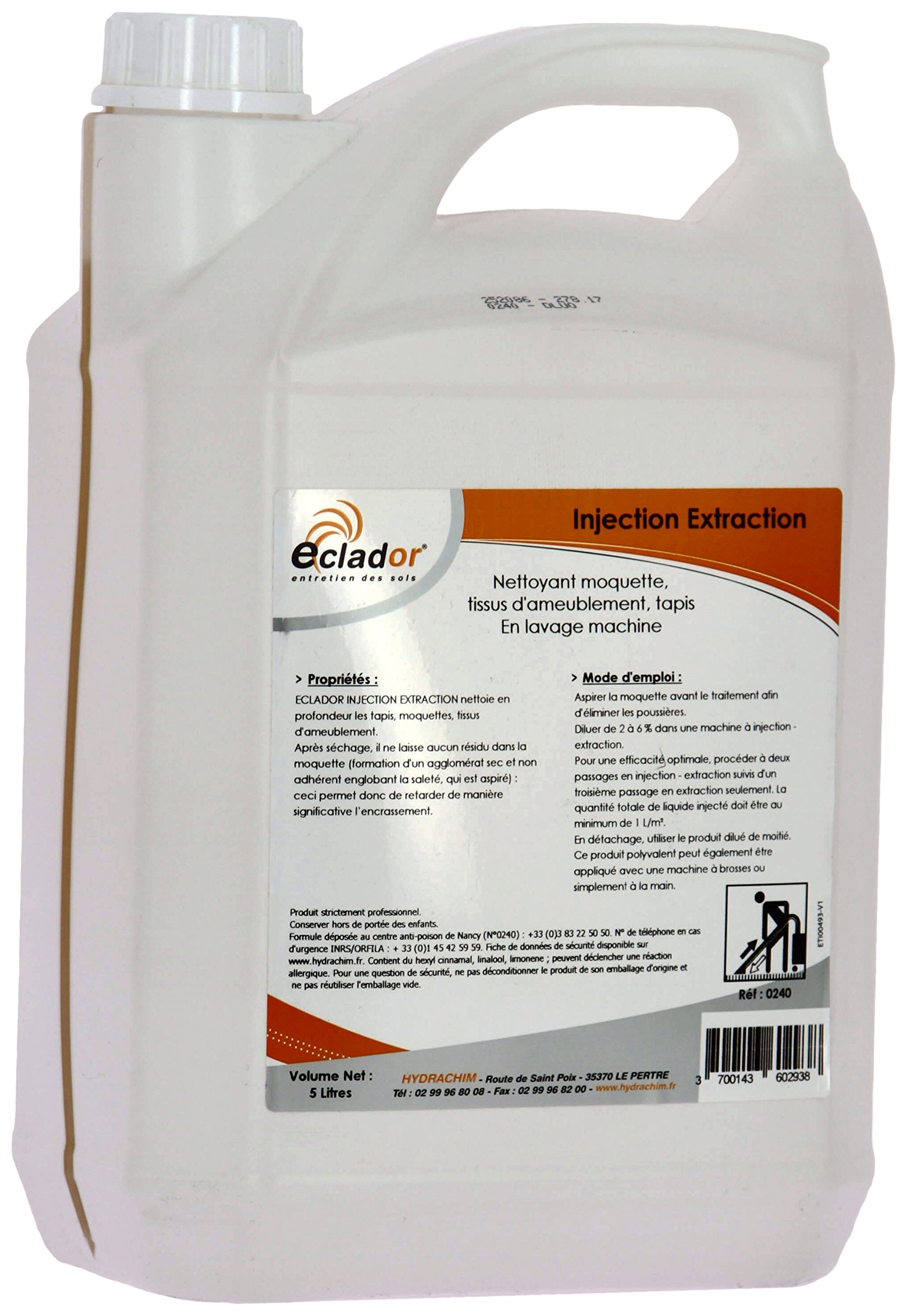 Delaisy Kargo 124044 Nettoyant moquette professionnel, 5 L