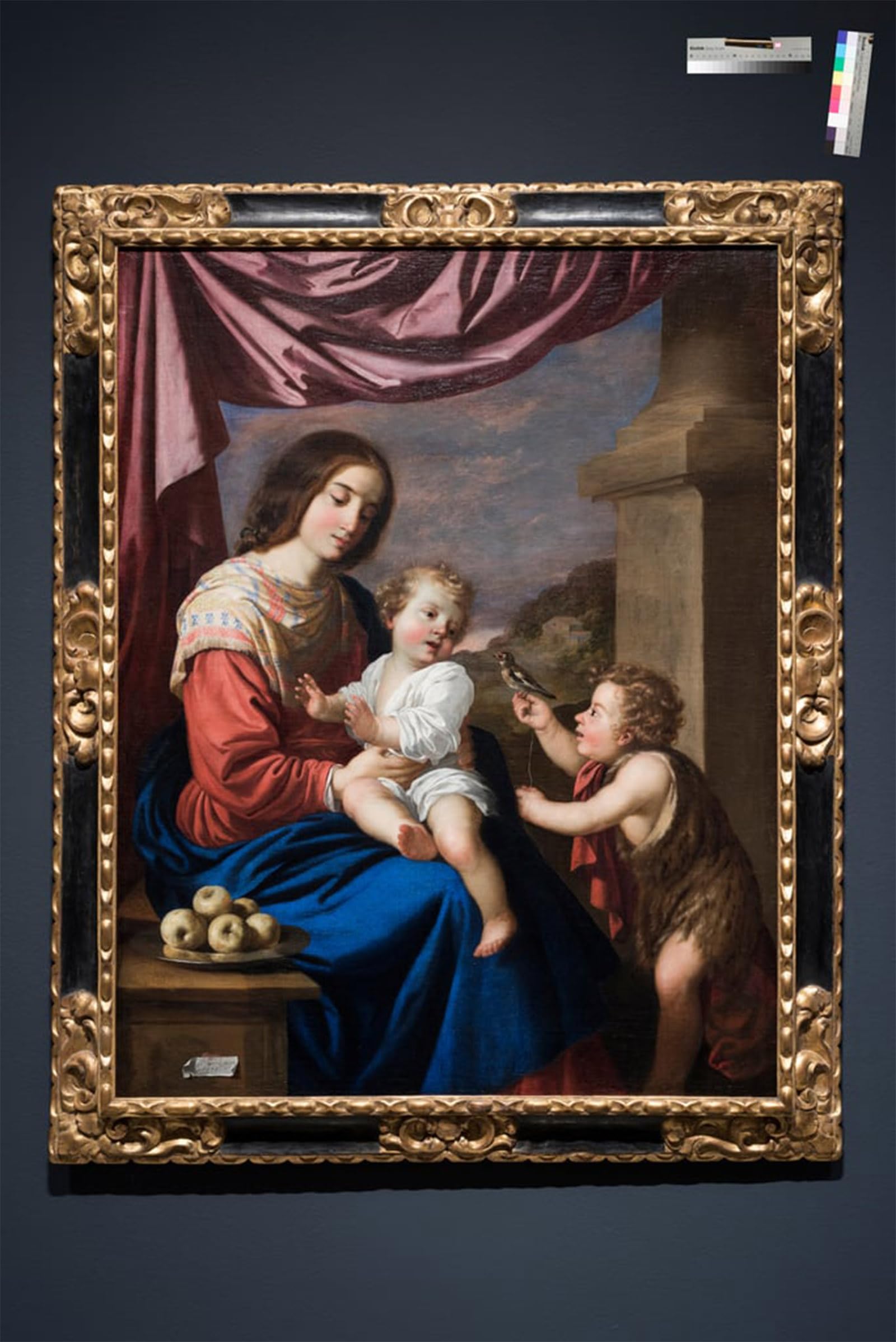 ARTXLXXBN Famous Painting Canvas Artwork Graffiti Print Virgin and Child with Saint John by Francisco De Zurbaran Portrait Canvas Image for Home Decor 60x90cm