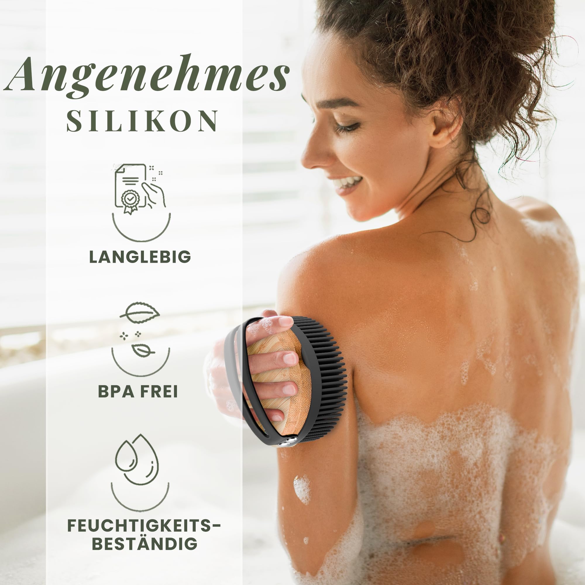 BAMBUA Kopfhaut Massagebrste - (3 AUFSTZE) vielseitige Kopfmassage Brste  mit Anti-Schuppen Effekt - Premium Haar Massagebrste Haare - Utensilienset  inkl. E-Book Gesunde Kopfhaut (Schwarz) : Amazon.de: Drogerie &  Krperpflege