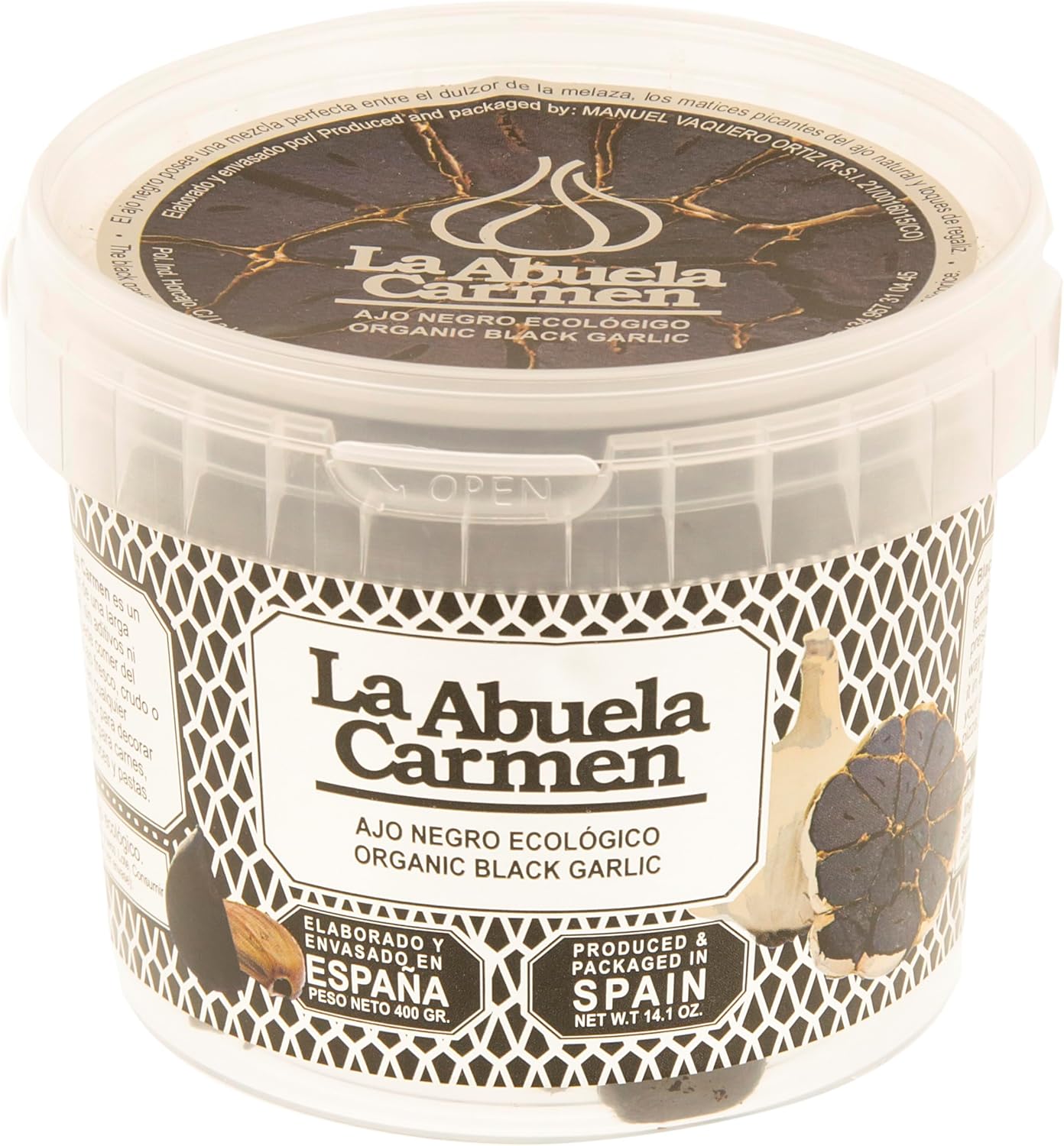 La Abuela Carmen Ajo Negro Ecológico, 400 Gramo - Imagen 4