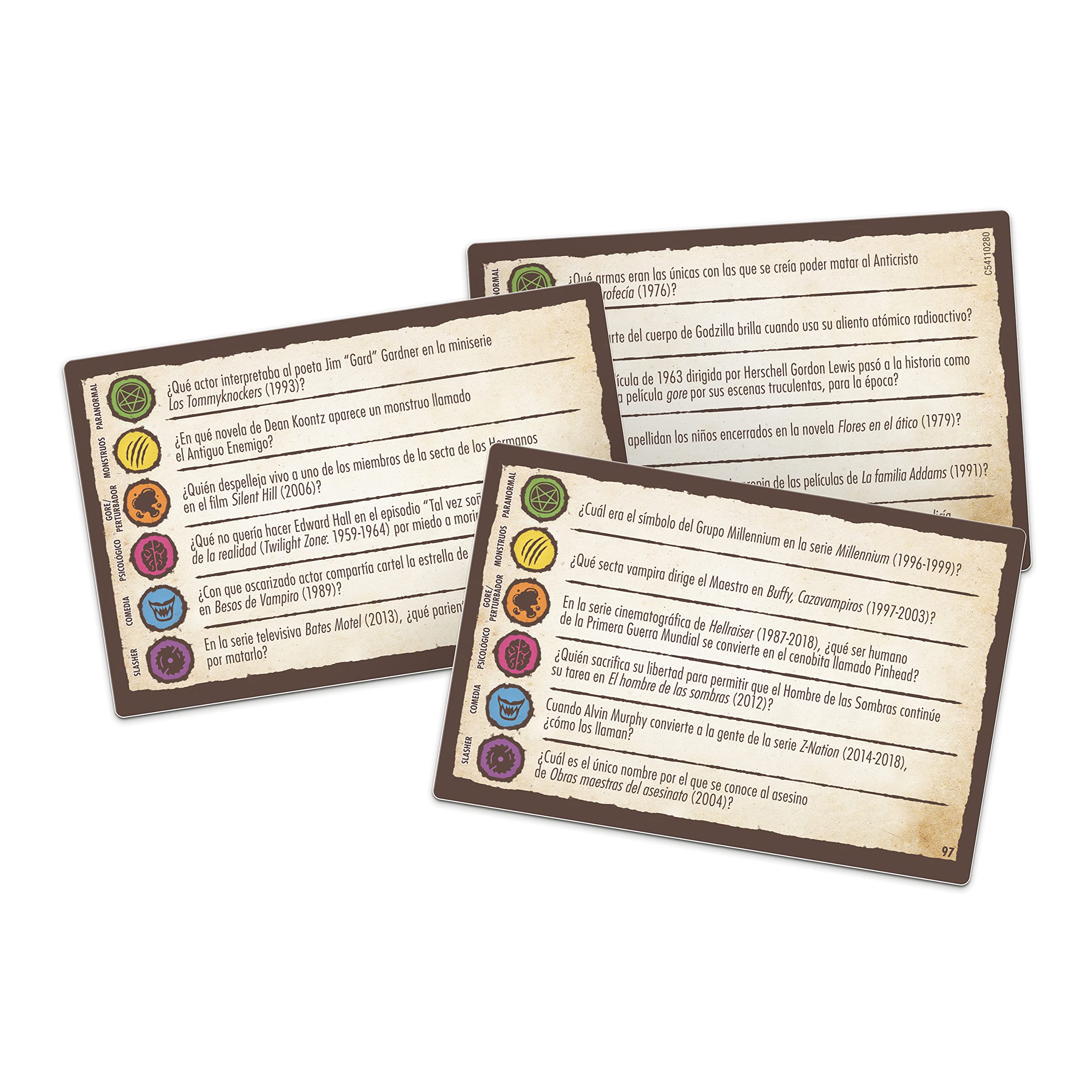 Winning Moves Trivial Pursuit Terror - Juegos De Mesa Adulto, Juego para 2+ Jugadores, Juego De Quiz, Trivia para Los Amantes De La Groza