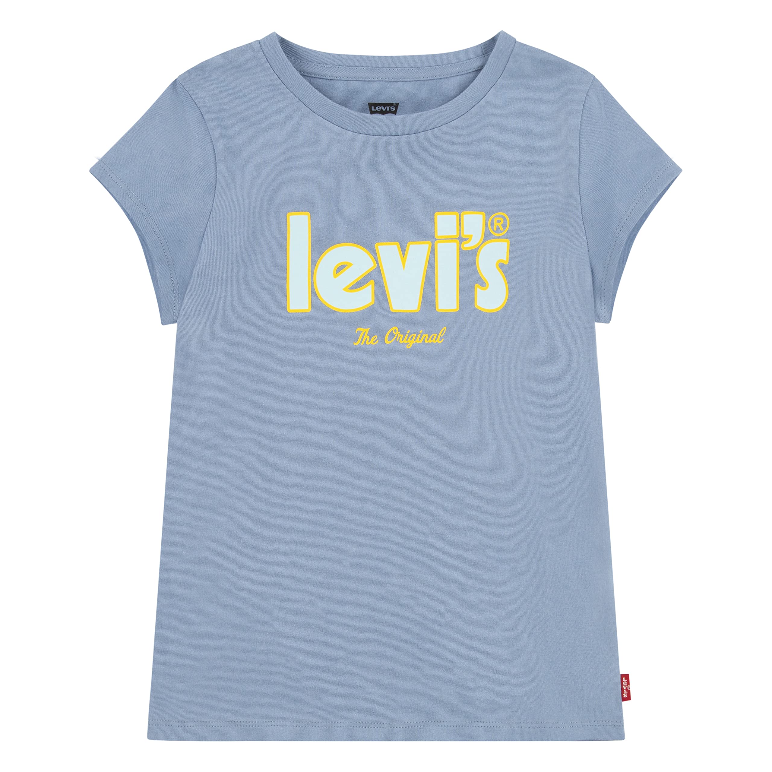 T-shirt Manches Courtes Levi's Batwing Pour Fille - Taille 2 à 8 Ans - Jersey Doux