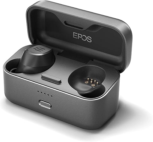 Miniatura 5 de EPOS GTW 270 Auriculares inalámbricos para juegos, Bluetooth, diseño cerrado que reduce el ruido, micrófonos duales, ajuste ergonómico, IPX 5
