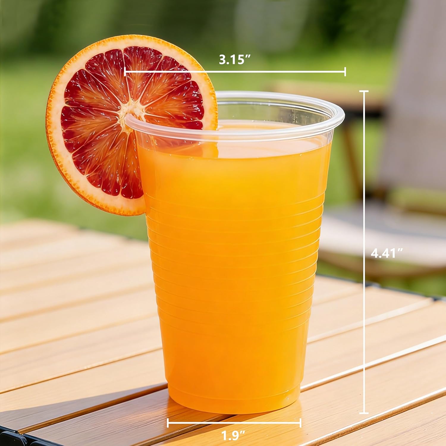 clear plastic cups - Disposable cold drink party cups