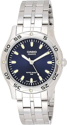 Casio enticer blue dial Clearance