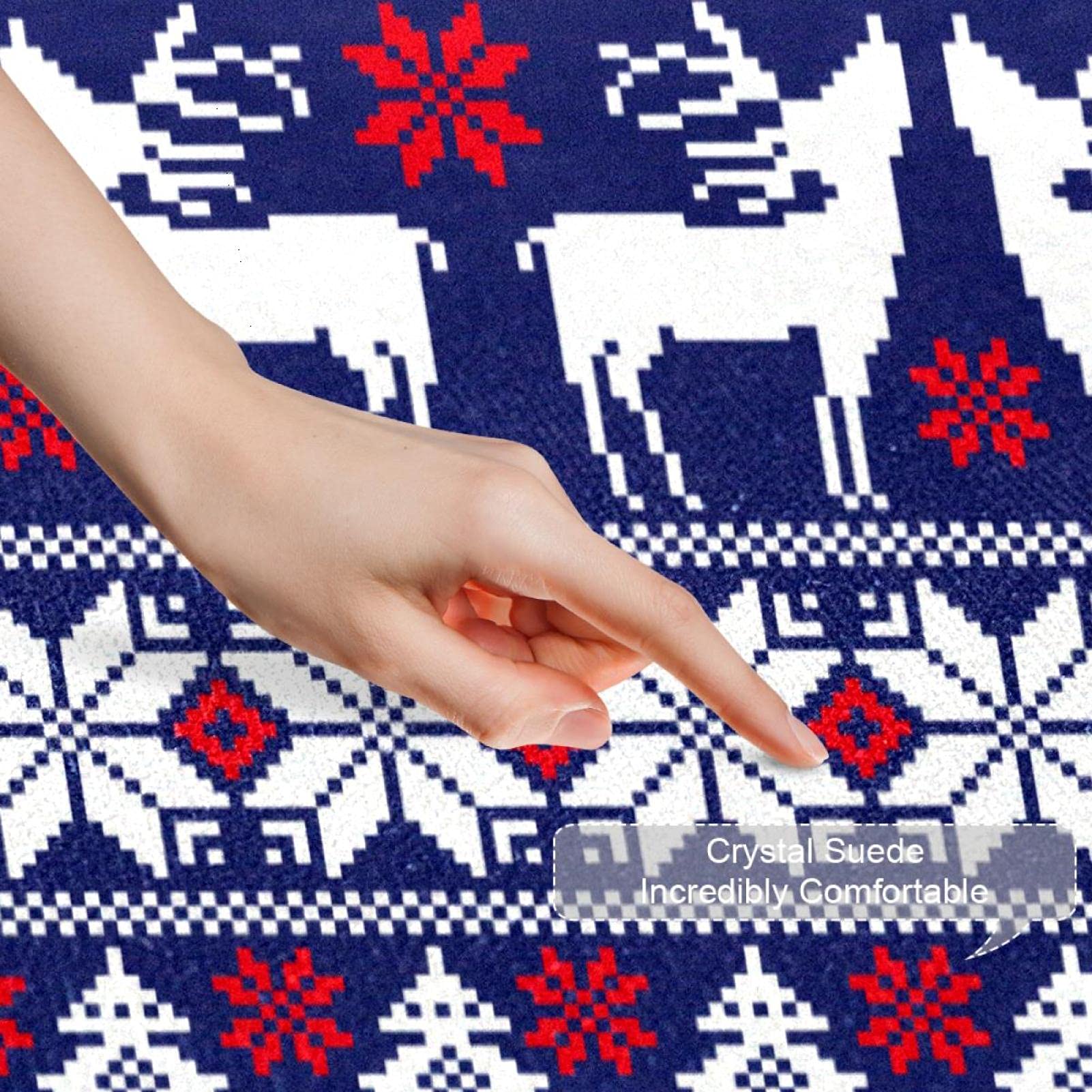 Paillasson De Noël En Forme De Cerf - Antidérapant - Lavable