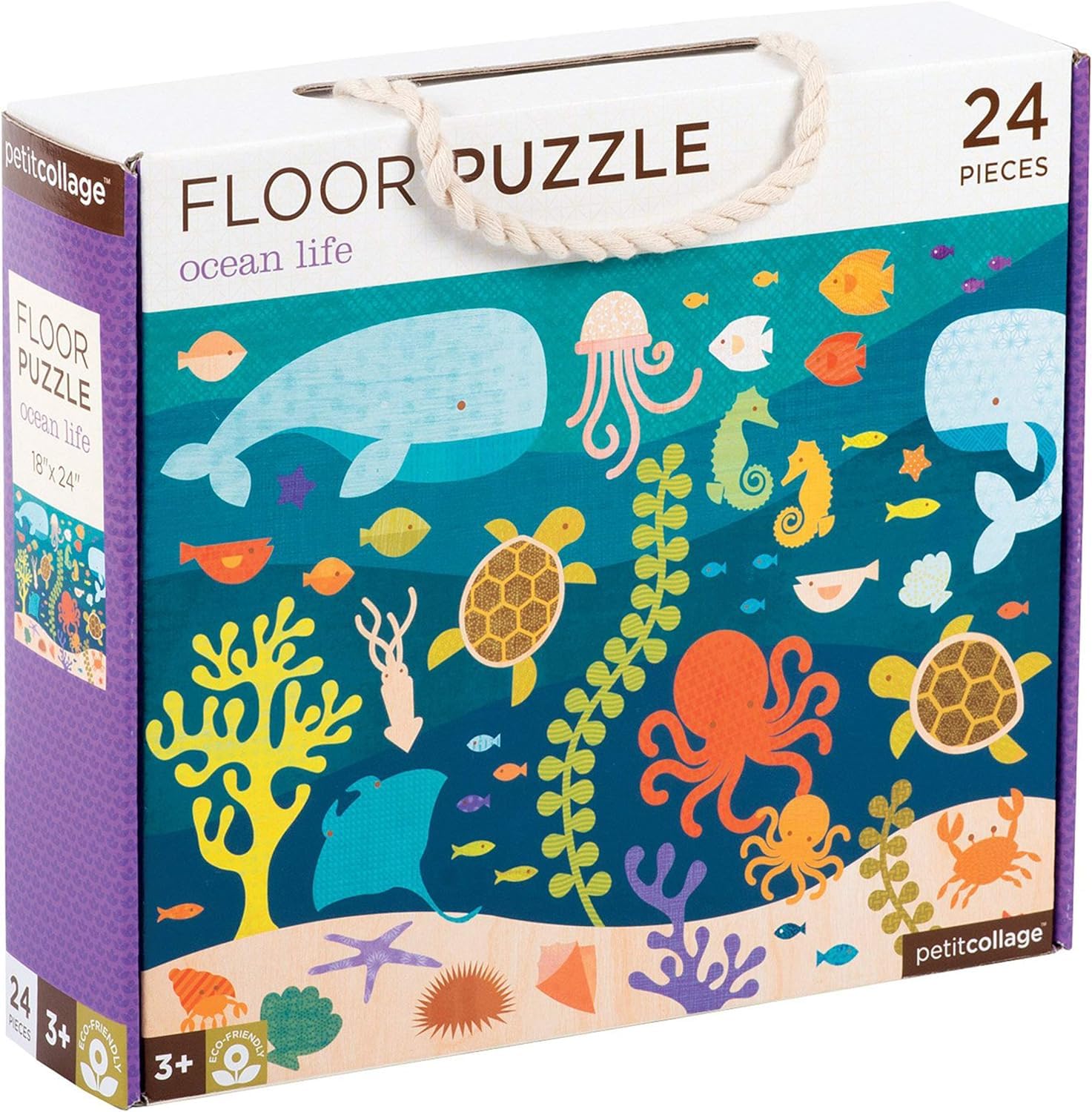 Petit Collage Floor Puzzle | Ocean Life