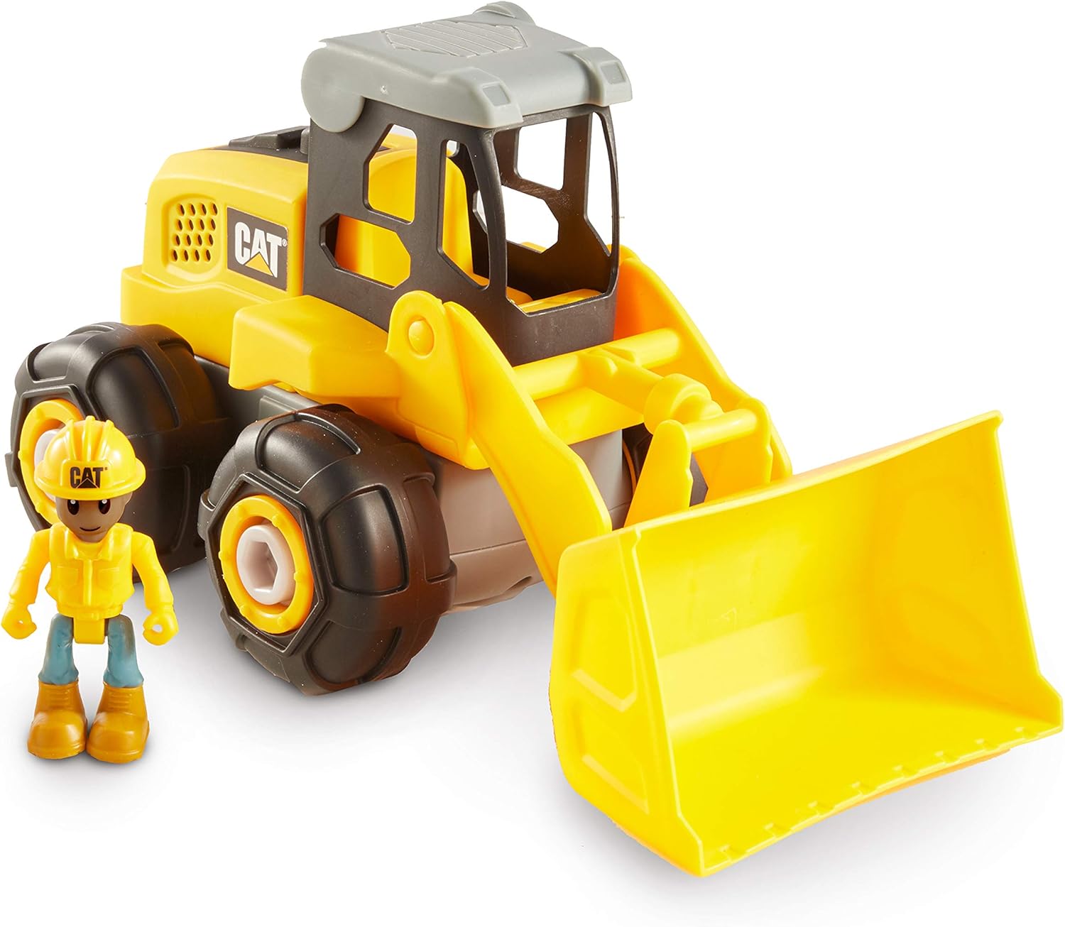 Funrise Caterpillar CAT Construction Build Your Own Junior Crew Wheel Loader Building Toy