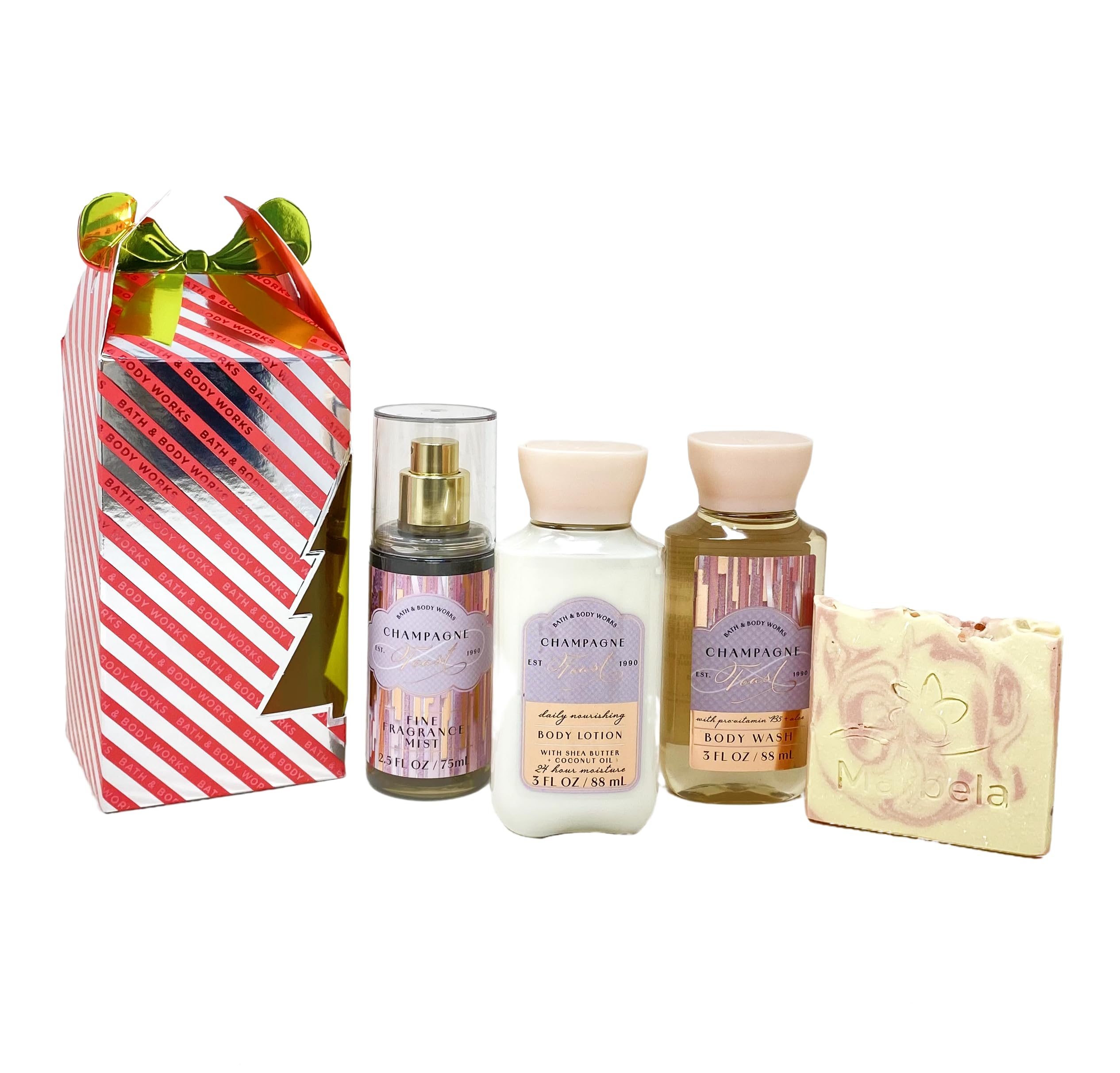 Amazon.com : Bath & Body Works Champagne Toast Mini Gift Box Trio