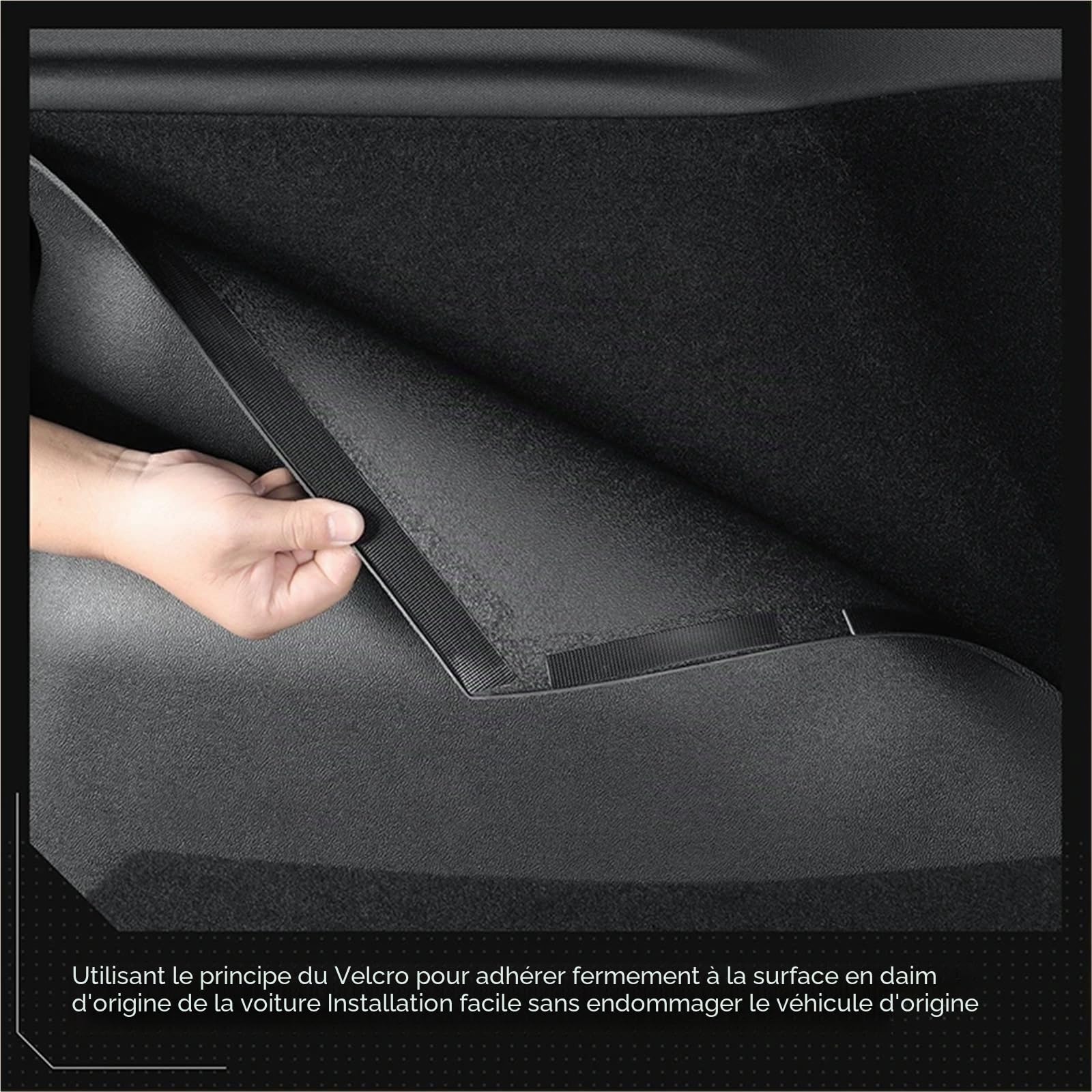 Protection de Coffre Voiture Protections latérales de Coffre arrière pour Tesla Model Y Juniper 2025, Protection des Coins en TPE