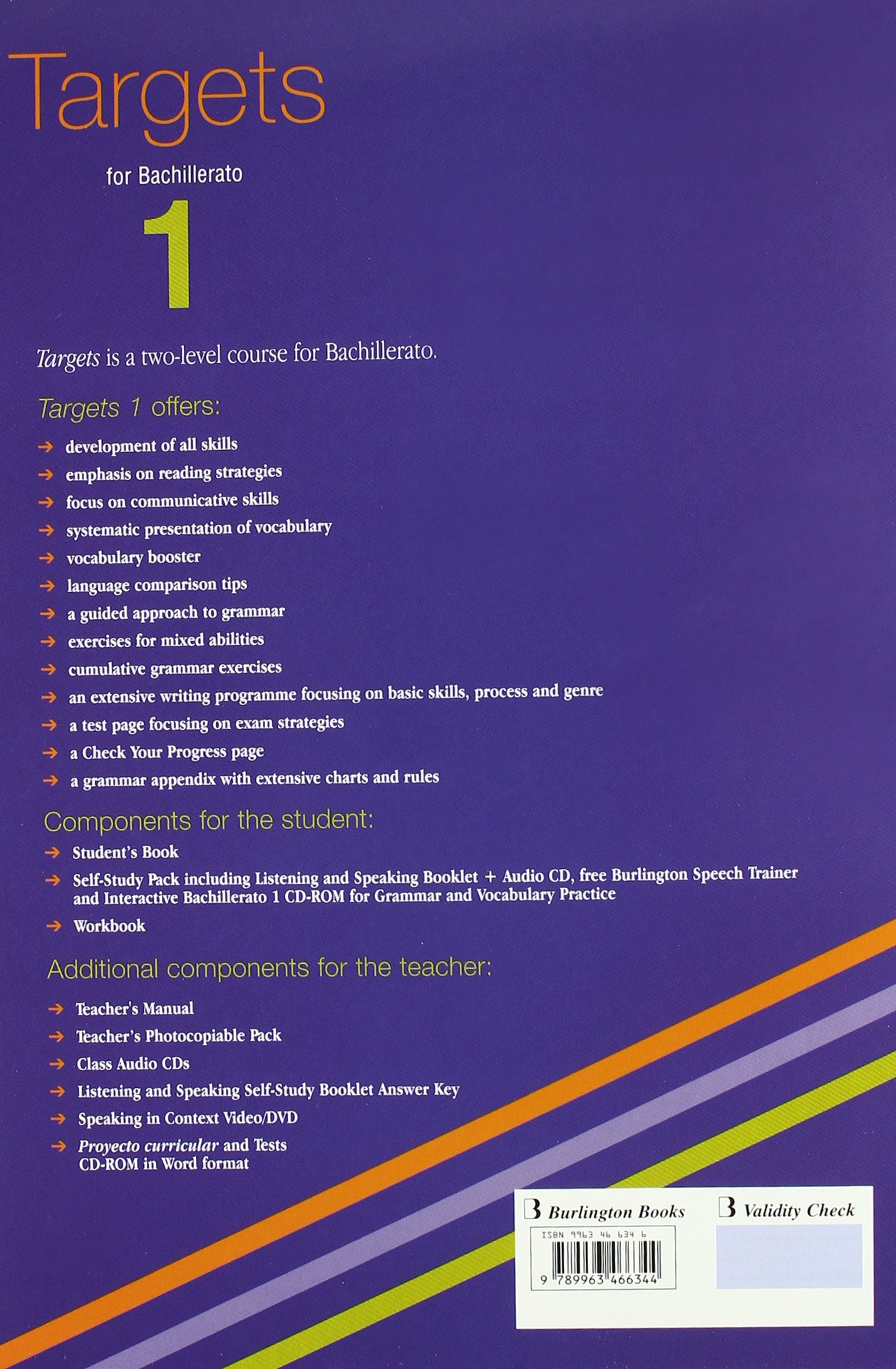 Targets For Bachillerato 1. Student's Book (+CD) - 9789963469611