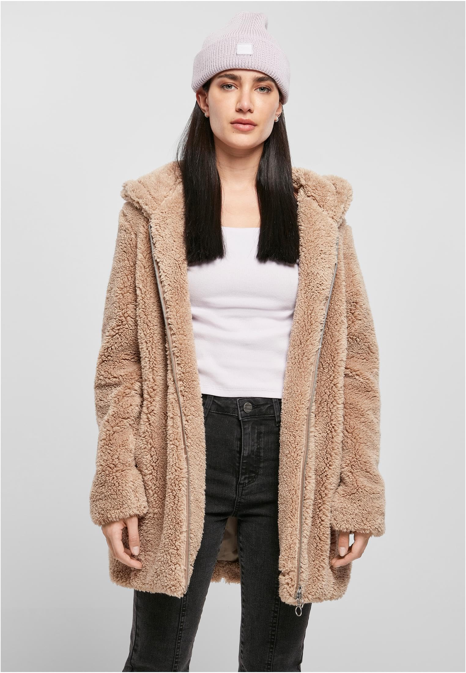 Urban Classics Damen Ladies Sherpa Jacket