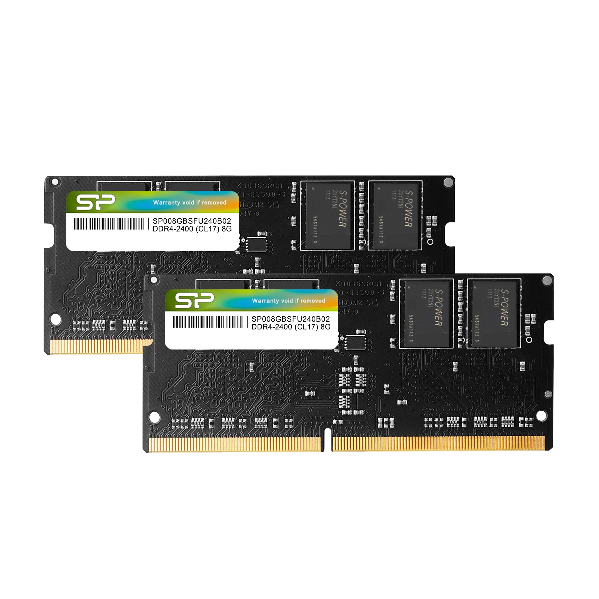 DDR4 16GB（8GB×2）2400MHz Silicon Power Silicone Power 16GB Kit (2 x 8GB) DDR4-RAM-2400MHz (PC4 19200) 260