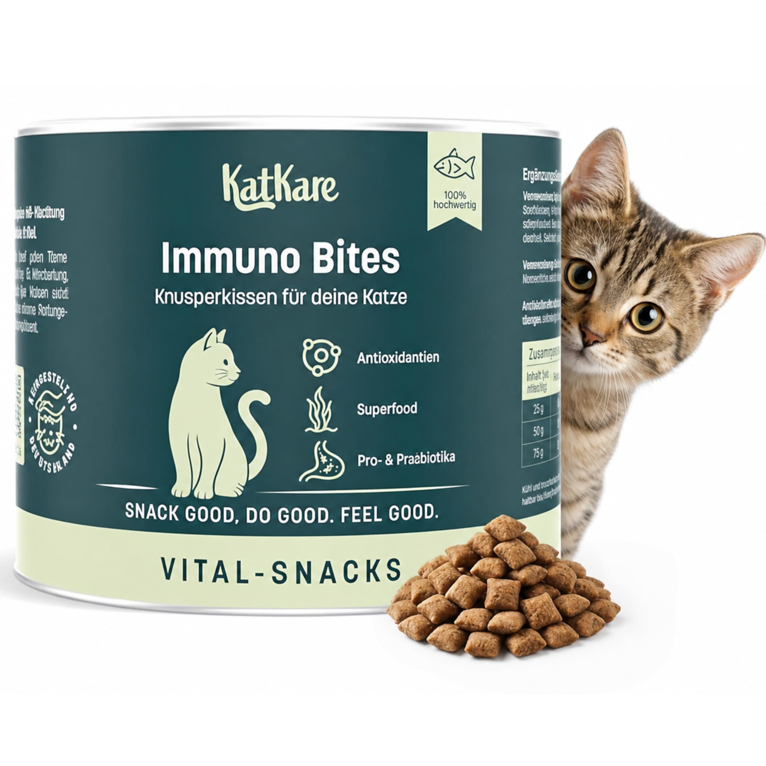 Immuno Bites - Optimierte Rezeptur Crunchy Bites für das Immunsystem deiner Katze