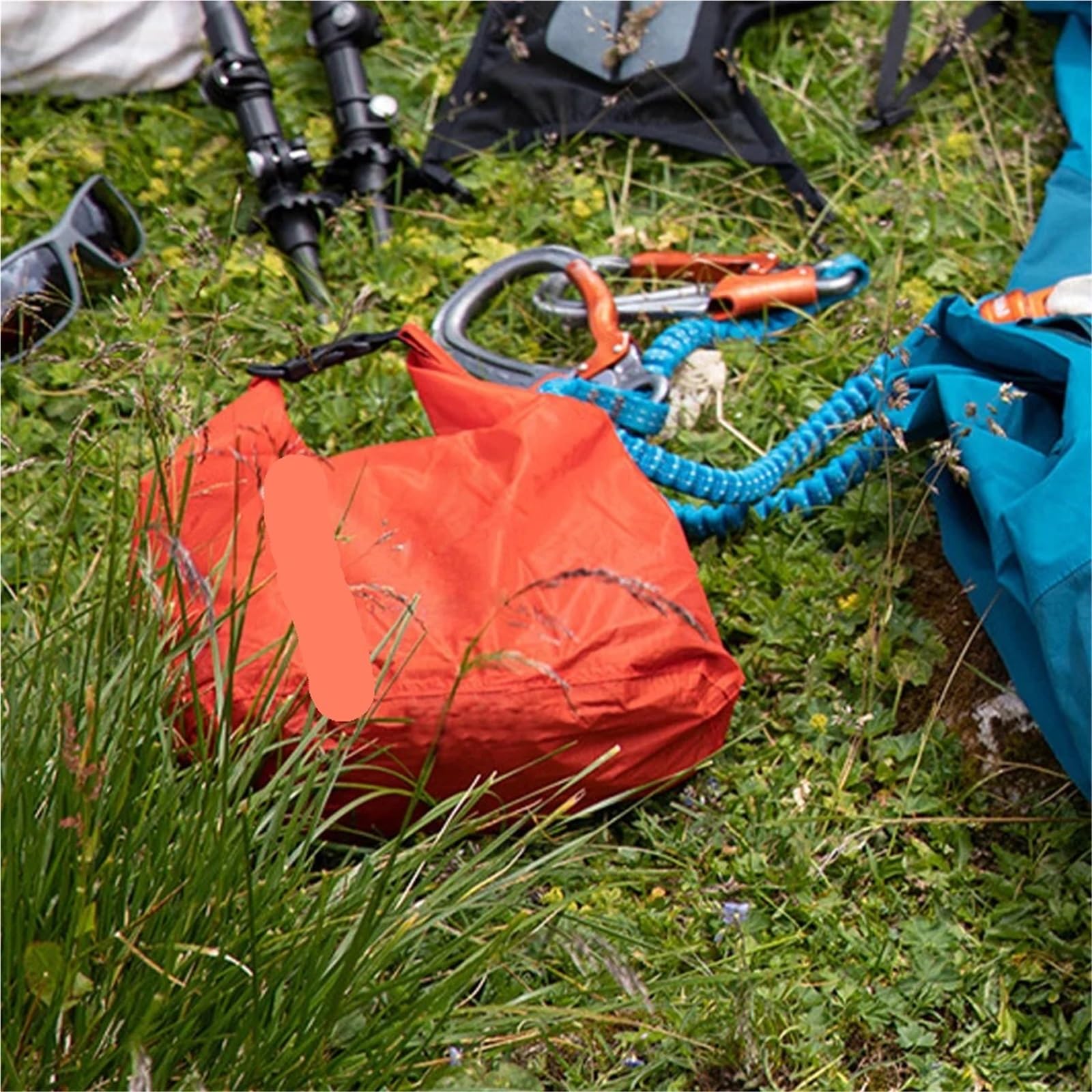 Bolsa Seca Impermeable Mochila Seca Impermeable al Aire Libre Bolsa Flotante de Agua Saco Superior Enrollable for Kayak Rafting canotaje río(Orange,25L)